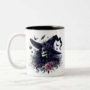 Pentagram Forest Witch Gothic Two-Tone Coffee Mug