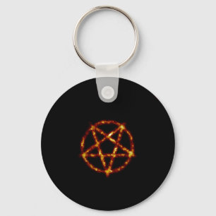 pentagram key ring