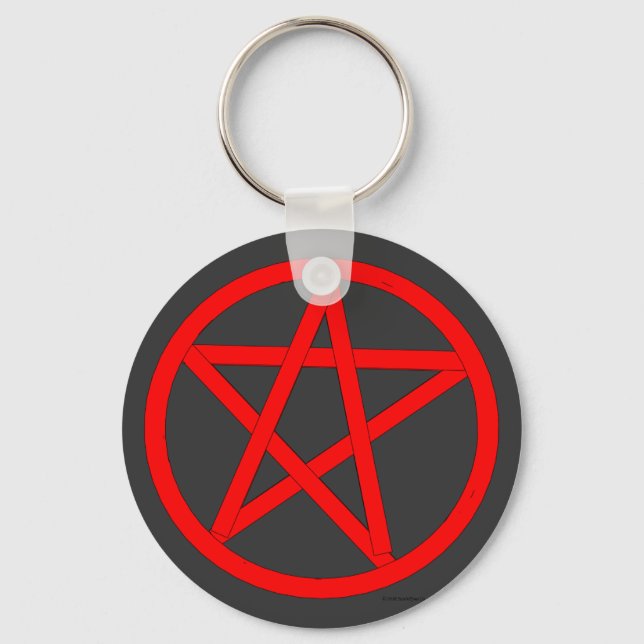 pentagram key ring (Front)