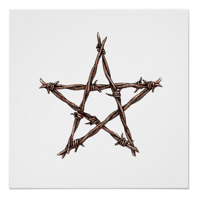 Pentagram of Thorns Poster (Front)