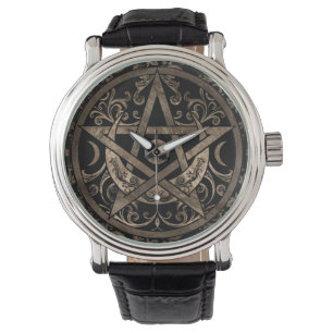 Pentagram Ornament - Gold and Black Watch