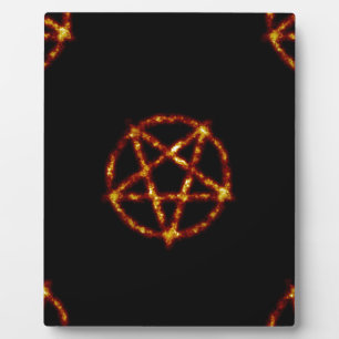 pentagram plaque