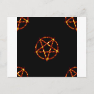 pentagram postcard