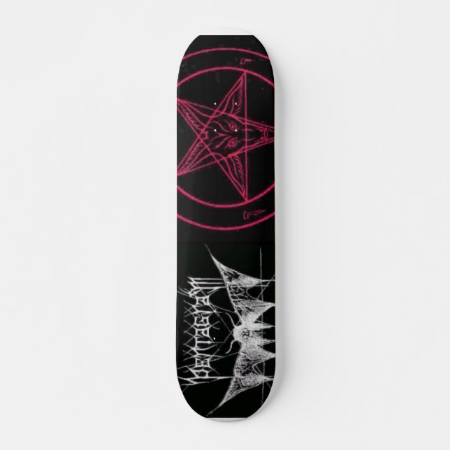 pentagram, satanism, blitz skateboard (Front)
