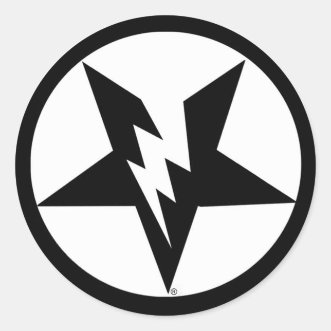 pentagram stickers (Front)