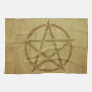 Pentagram Textured Tea Towel