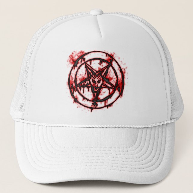 pentagram trucker hat (Front)