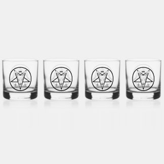 Pentagram Whiskey Glass