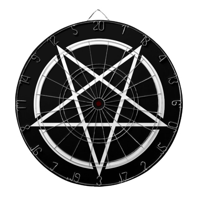Pentagram (white) No.1 Dartboard (Front)