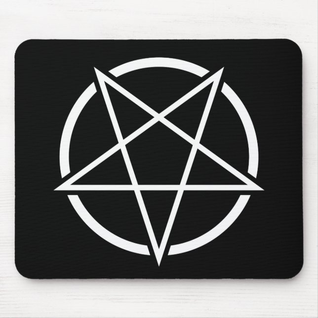 Pentagram (white) No.1 Mouse Pad (Front)