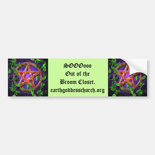 PentagramBumperSticker Bumper Sticker (Front)