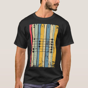 Pentatonic Guitar Scale Rock Blues Musician Riff S T-Shirt