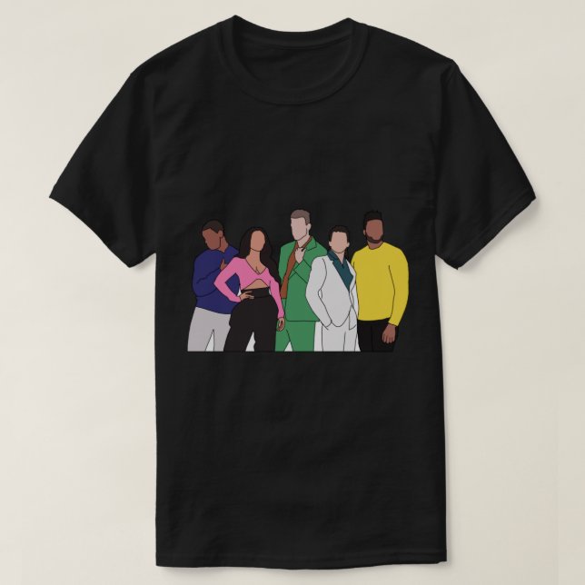 Pentatonix Sticker T-Shirt (Design Front)