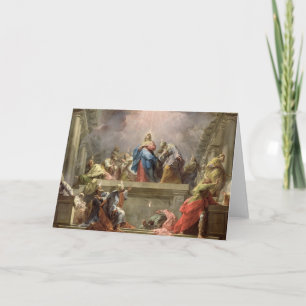 Pentecost, 1732 card