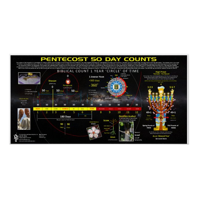 Pentecost 50 Day Count Poster (Front)