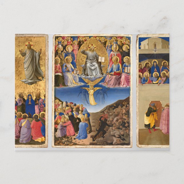 Pentecost by Fra Angelico Postcard (Front)