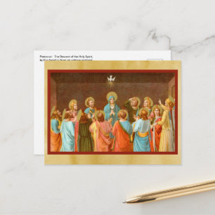 Pentecost:  Descent of the Holy Spirit (SB 01) Pos Postcard