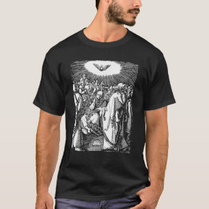 Pentecost Dove Tongues of Fire Flame Holy Spirit C T-Shirt
