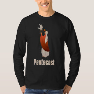 Pentecost Doves Tongues Of Fire Flame Acts Holy Sp T-Shirt