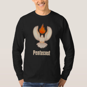 Pentecost Doves Tongues Of Fire Flame Acts Holy Sp T-Shirt