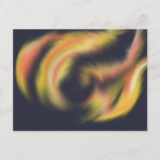 Pentecost Holy Spirit Fire Christian Worship Art Postcard