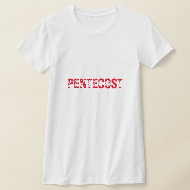 Pentecost. The descent of the Holy Spirit. T-Shirt (Laydown)