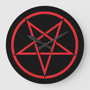 Pentegram Wall Clock