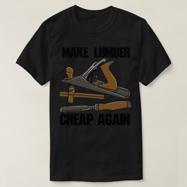 penter Woodworking Gift T-Shirt (Design Front)