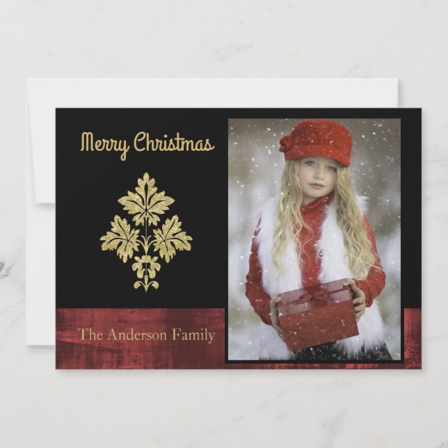 Penthouse Suite Holiday Photo Card (Front)