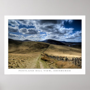 Pentland Hill View II Poster