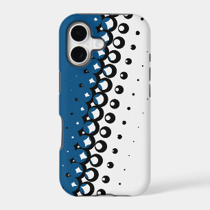 Penumbra Ivory (Blue) iPhone Case