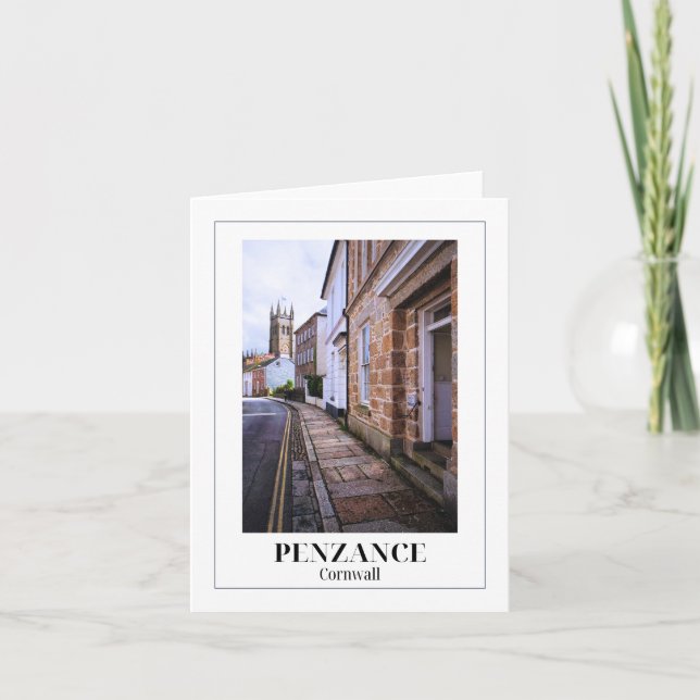 Penzance, Cornwall Card (Front)