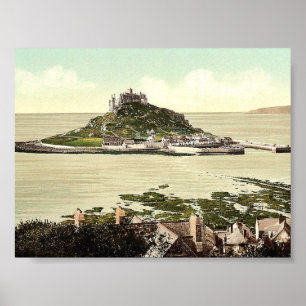Penzance, St. Michael's Mount, Cornwall, England c Poster