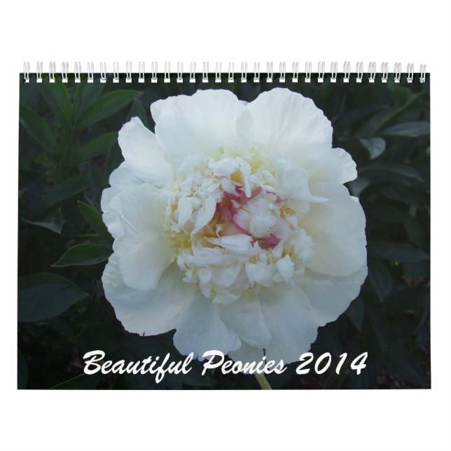 Peonies 2014 Flower Calendar (Cover)