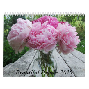 Peonies 2015 Calendar Flowers