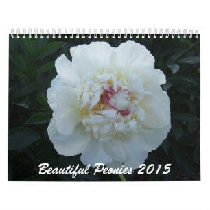 Peonies 2015 Flower Calendar