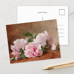 Peonies   Alexandre Gamba de Preydour Postcard