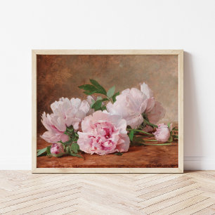 Peonies Alexandre Gamba de Preydour Poster