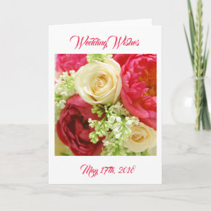 Peonies and Roses Greeting Card