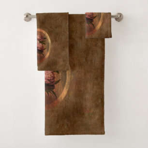 Peonies Bath Towel Set