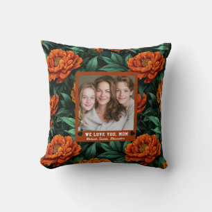 Peonies Best Mummy Mama Condo Decor Hawaiian Cushion