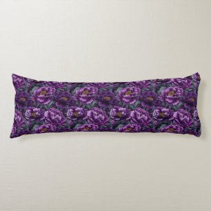 Peonies Bouquet Farmhouse Decor Victorian Wedge Body Cushion