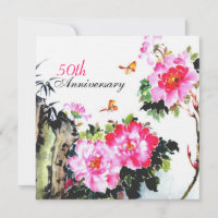 Peonies & Butterflies/Wedding Anniversary