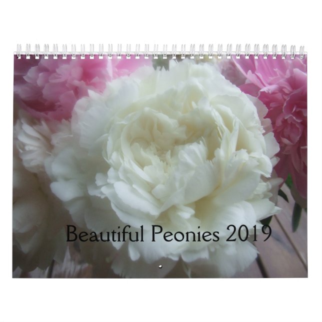 Peonies Calendar 2019 (Cover)