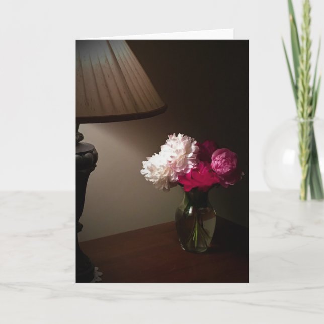 Peonies, card (Front)
