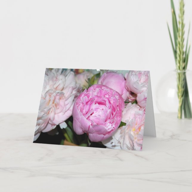 Peonies Card (Front)
