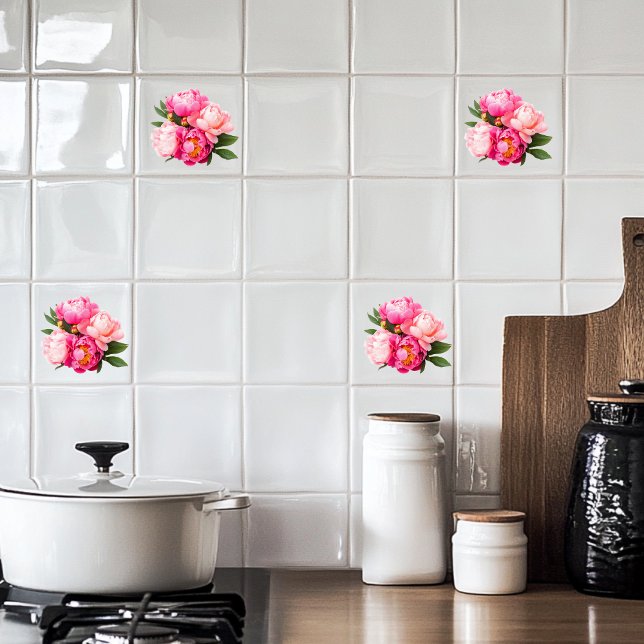 Peonies  ceramic tile (Creator Uploaded)