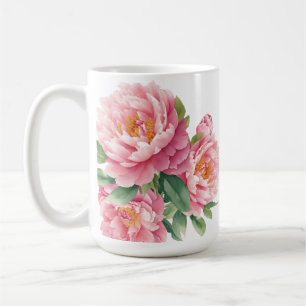 Peonies Coffee Mug