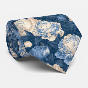 Peonies Floral Engagement Budget Wedding Tie