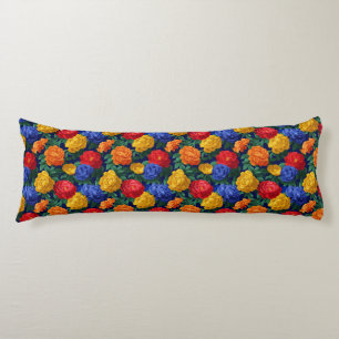 Peonies Flower Beach House Decor Victorian Wedge Body Cushion